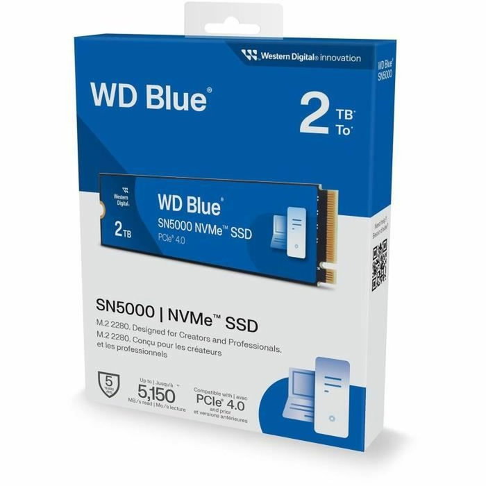 Western Digital WD Blue SN5000 NVMe SSD 2 To M.2