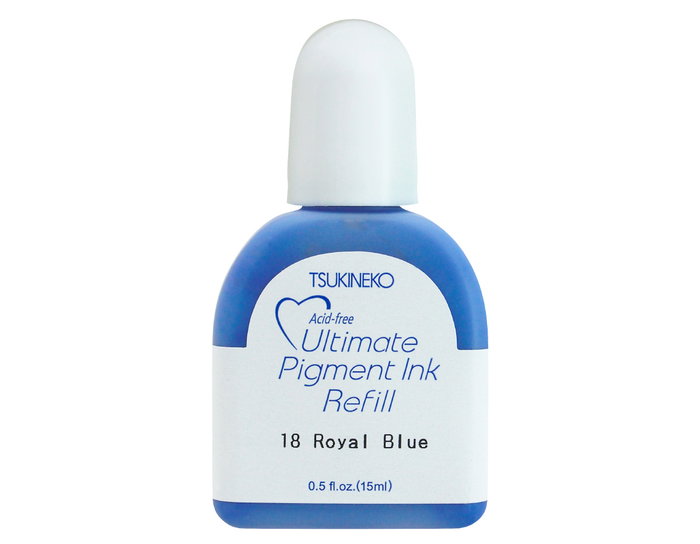 Tsukineko Versacolor Recharge d'encre Bleu Royal 15ml Tsukineko Versacolor Recharge d'encre Bleu Royal 15ml