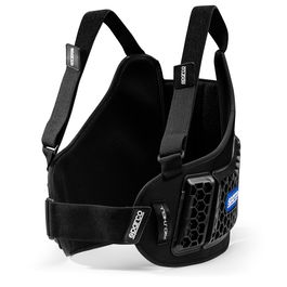 Sparco Protecteur De Côte Pro Shell Bk L SBKM0002B0K0100L Doublure Maille Respirante 3D Ajustable Rabats Protection Flexibles