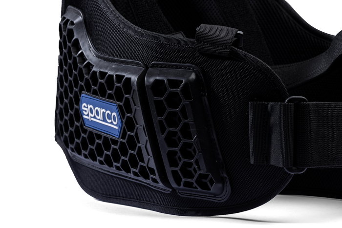 Sparco Protecteur De Côte Pro Shell Bk L SBKM0002B0K0100L Doublure Maille Respirante 3D Ajustable Rabats Protection Flexibles