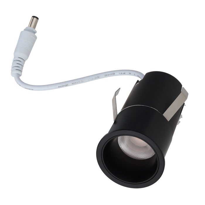 Spot Downlight LED Circulaire PRO SMD3030 7W 700Lm 2700K Noir