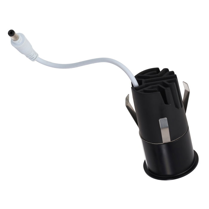 Spot Downlight LED Circulaire PRO SMD3030 7W 700Lm 2700K Noir