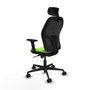 Piqueras y Crespo Chaise de Bureau avec Appui-tête Jorquera 2D036N2 Pistache