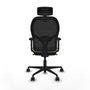Piqueras y Crespo Chaise de Bureau avec Appui-tête Jorquera 2D036N2 Pistache
