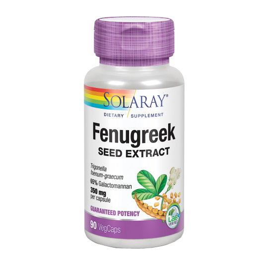 SOLARAY Fenugrec 350 mg, 90 capsules végétales SOLARAY Fenugrec 350 mg, 90 capsules végétales