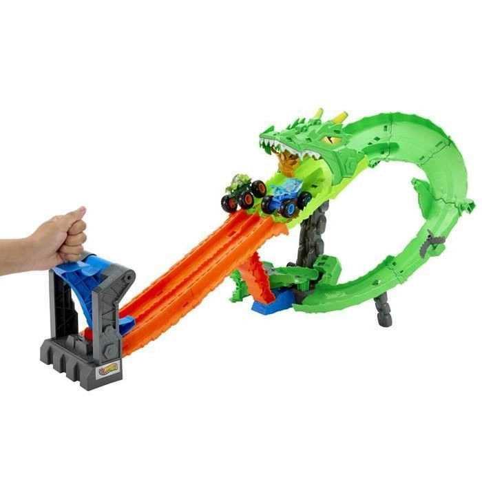 Hot Wheels Monster Trucks Coffret Piste Dragon Sharks vs. Dinos Hot Wheels Monster Trucks Coffret Piste Dragon Sharks vs. Dinos