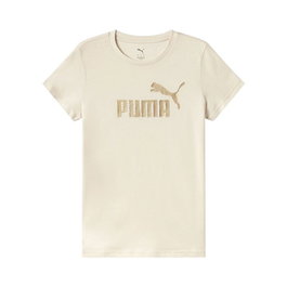T-shirt à manches courtes homme Puma Essentials+ Textured Foil Beige