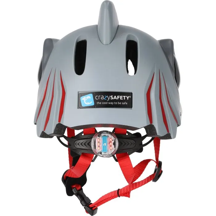 Crazy Safety Casque de vélo enfant à motif requin 3D Animal - Taille S (49-55 cm)