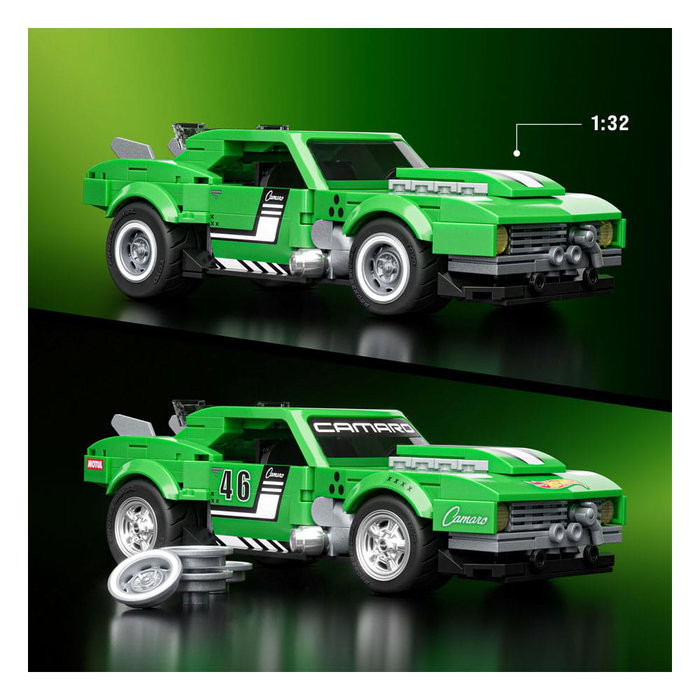 MATTEL Custom '68 Camaro Hot Wheels Speed Series 1:32 à construire MATTEL Custom '68 Camaro Hot Wheels Speed Series 1:32 à construire