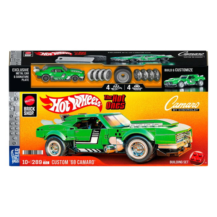 MATTEL Custom '68 Camaro Hot Wheels Speed Series 1:32 à construire MATTEL Custom '68 Camaro Hot Wheels Speed Series 1:32 à construire