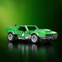 Mattel - Voiture à Construire Custom 68 Camaro Hot Wheels Jft16, Modèle de Collection 1:32 et 1:64 avec Portes Ouvrantes et Échappements Métalliques