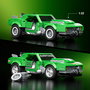 Mattel - Voiture à Construire Custom 68 Camaro Hot Wheels Jft16, Modèle de Collection 1:32 et 1:64 avec Portes Ouvrantes et Échappements Métalliques