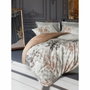 BigBuy Home Parure de couette en satin de coton Gris, 220 x 240 cm