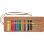 Faber Castell FC-110030 FC110030 (FC-110030) - Coffret de 34 crayons de couleur Polychromos, Artistiques, Multicolores, Étui à rouleau