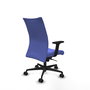 Piqueras Y Crespo Chaise Albacete Confidente, Bleu Clair, Mécanisme Synchrone