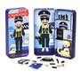 Mieredu Puzzle Magnétique Mon Héros Policier ME086 - Police, Pompiers, Enseignants - Ensemble de Figurines avec Scénarios - Multilingue - Pour Enfants 3 Ans et Plus