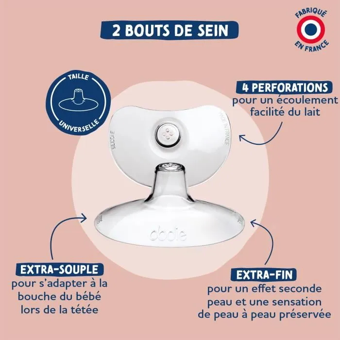 Dodie - Trousse d'allaitement Maternité pratique et élégante, design Terracotta - Tout le nécessaire pour les mamans modernes