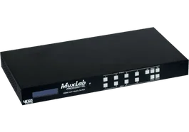 MUXLAB Matrice HDMI 4x4 4K/60 - 4 Entrées 4 Sorties, Contrôle RS232/IR/LAN