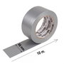 WOLFPACK LINEA PROFESIONAL Cinta Americana Muscle Gris 48 mm x 10 m