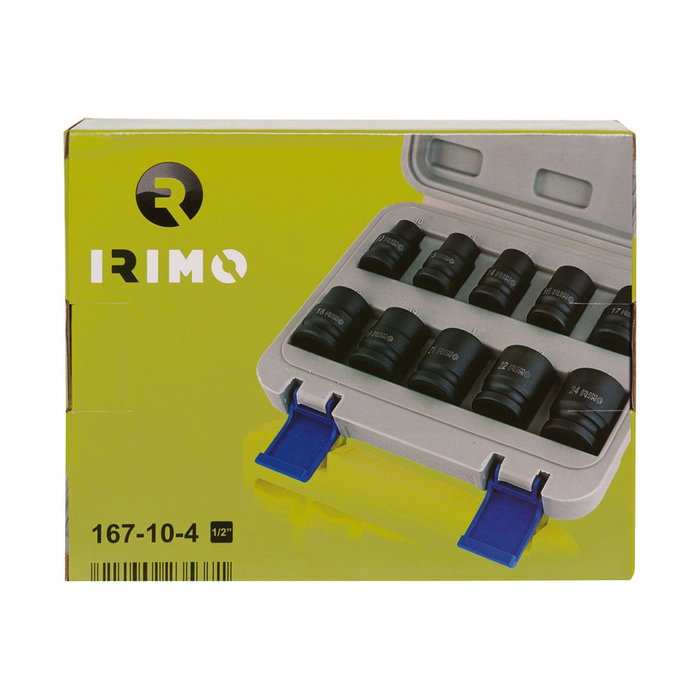 Jeu de Douilles à Chocs Irimo Jeu de clés à douille (10 Unités) Jeu de Douilles à Chocs Irimo Jeu de clés à douille (10 Unités)