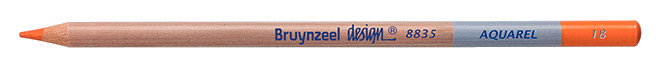 Bruynzeel Design Lápices de acuarela anaranjado permanente Bruynzeel Design Lápices de acuarela anaranjado permanente
