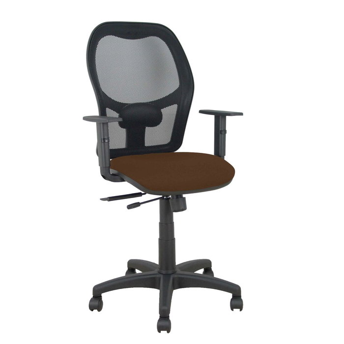PIQUERAS Y CRESPO Chaise de Bureau Alocén Synchrone Brun Foncé et Noir PIQUERAS Y CRESPO Chaise de Bureau Alocén Synchrone Brun Foncé et Noir