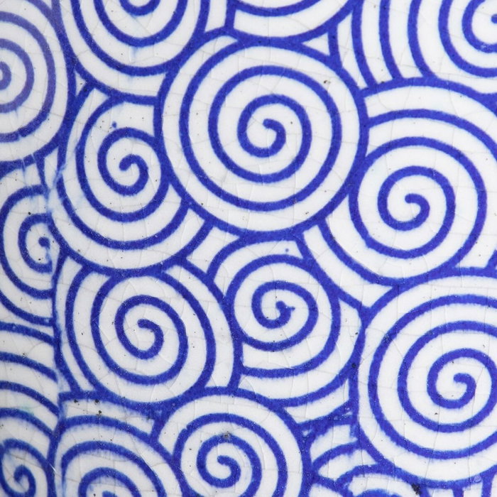 Set de pots de fleurs Bleu Terre cuite 19 x 19 x 17 cm Rond (2 Unités)