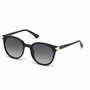 Guess Gafas GU7550 01B 140 mm Lunettes de soleil femme rondes noires verres fumés