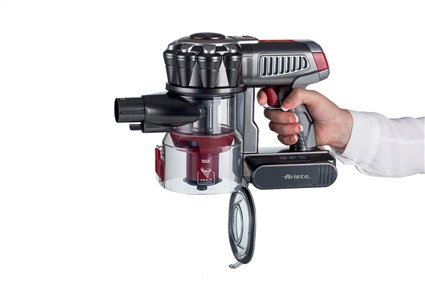 Ariete 2707 Aspirateur-balai 2-en-1 sans fil 22V Lithium, autonomie 45 min, triple filtration HEPA, avec accessoires Ariete 2707 Aspirateur-balai 2-en-1 sans fil 22V Lithium, autonomie 45 min, triple filtration HEPA, avec accessoires