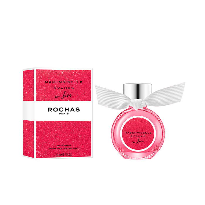 Rochas Mademoiselle In Love Eau de Parfum pour Femme - Vaporisateur 30 ml - Parfum Floral Ambré Addictif