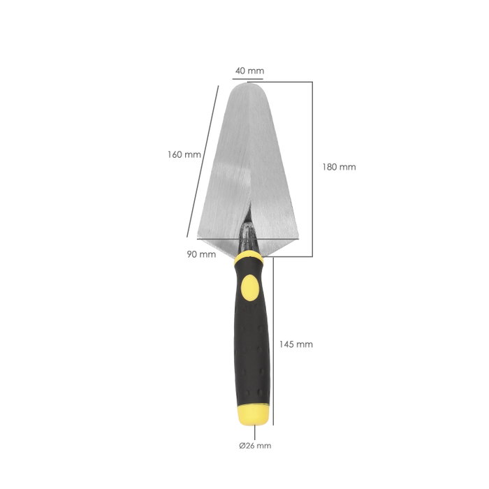 WOLFPACK LINEA PROFESIONAL Paleta Gummy Grip 348 / 180 mm