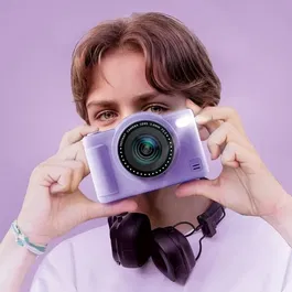 Canal Toys Appareil Photo Numérique Pop Violet CLK 041 avec Carte SD 8 Go, Compact pour Photos et Vidéos