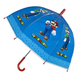 Kids Licensing Parapluie 46 cm Auto Super Mario - Sumb7202 - Jeux vidéo - Enfant +5 ans