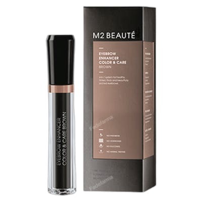 M2 Beauté Eyebrow Enhancer Color & Care Gel à sourcils Marron