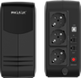 Phasak PH 9497 SAI UPS 750VA Smart Lite, 450W, 3 Prises Schuko, Line-Interactive, USB HID, Protection RJ45