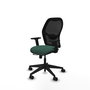 PIQUERAS Y CRESPO Chaise Alocén Synchrone Vert foncé et Noir
