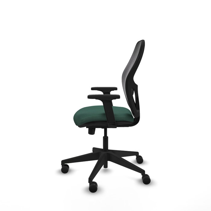 PIQUERAS Y CRESPO Chaise Alocén Synchrone Vert foncé et Noir PIQUERAS Y CRESPO Chaise Alocén Synchrone Vert foncé et Noir