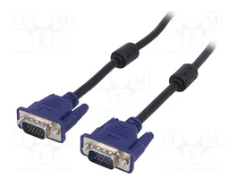 AKYGA Câble VGA D-Sub 15pin HD, 1,8 m, noir