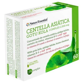 NATURE ESSENTIAL Centella Asiatica Complex 2500mg, 60 capsules