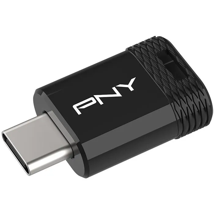 PNY Clé USB 3.2 Type-C Elite-X Fit 256 Go Noir - Jusqu'à 200 Mo/s en Lecture, 100 Mo/s en Écriture - Ultra-rapide, Stockage pour Smartphone, Tablette, PC & Mac