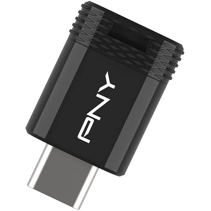 PNY Clé USB 3.2 Type-C Elite-X Fit 256 Go Noir - Jusqu'à 200 Mo/s en Lecture, 100 Mo/s en Écriture - Ultra-rapide, Stockage pour Smartphone, Tablette, PC & Mac