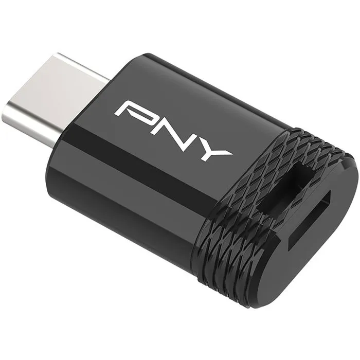 PNY Clé USB 3.2 Type-C Elite-X Fit 256 Go Noir - Jusqu'à 200 Mo/s en Lecture, 100 Mo/s en Écriture - Ultra-rapide, Stockage pour Smartphone, Tablette, PC & Mac