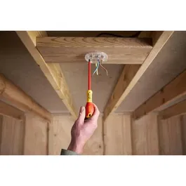 Stanley Fatmax XTHT0-62692 - Jeu de 5 tournevis isolés 1000V pour électriciens (plats, Phillips, testeur) avec poignées ergonomiques