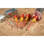 Stanley Fatmax XTHT0-62692 - Jeu de 5 tournevis isolés 1000V pour électriciens (plats, Phillips, testeur) avec poignées ergonomiques