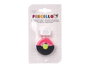 PINCELLO Set de taille-crayons ronds avec gomme, assortiment de 4 couleurs
