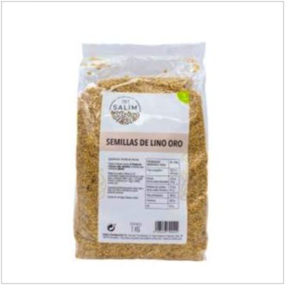 INT SALIM Graines de Lin Doré 1kg - Riche en Fibres, Idéal pour une Alimentation Saine INT SALIM Graines de Lin Doré 1kg - Riche en Fibres, Idéal pour une Alimentation Saine