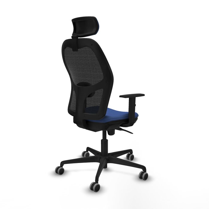 Piqueras y Crespo Chaise de Bureau avec Appui-tête 1D036G2 Blue marine