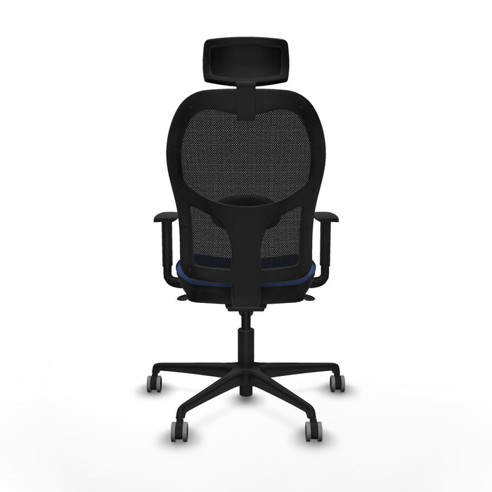 Piqueras y Crespo Chaise de Bureau avec Appui-tête 1D036G2 Blue marine