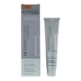 Revlon Revlonissimo Colorsmetique Teinture permanente pour cheveux 7.41 Châtain blond doré - 60 ml