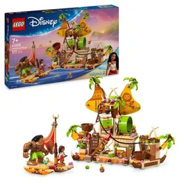 LEGO Disney Vaiana 2 43258 - Le Navire des Kakamora - Jeu de Construction - Inclut 9 Personnages et Canoë - A Partir de 7 Ans